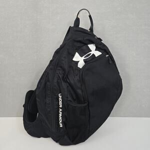 Under Armour Black w/Multi Zipper Pockets Single Strap Sling Crossbody Backpack